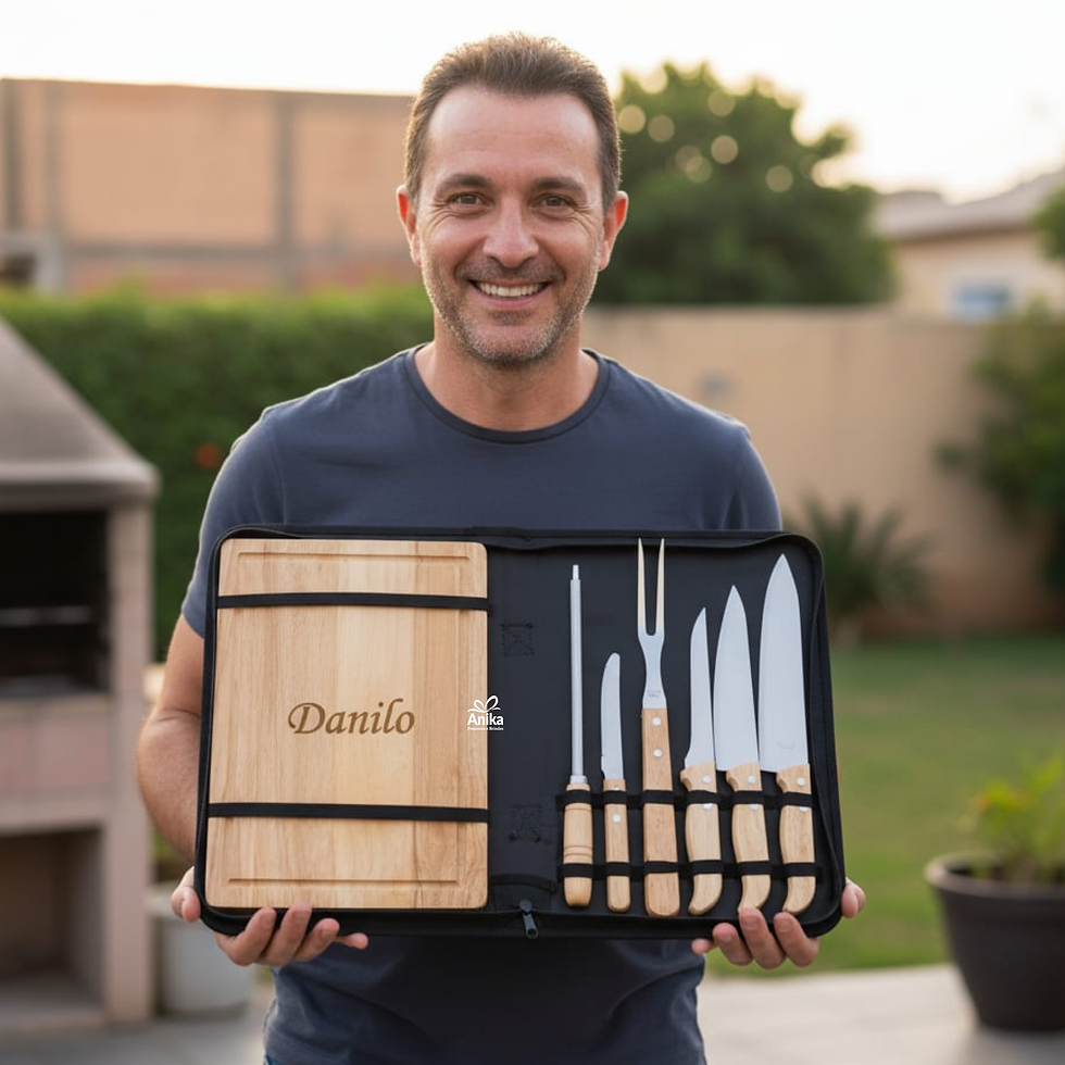Miniatura: Kit Churrasco 8 peças para Presente