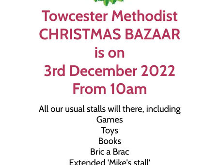 Towcester Christmas Bazaar - 3rd December 2022 from 10am