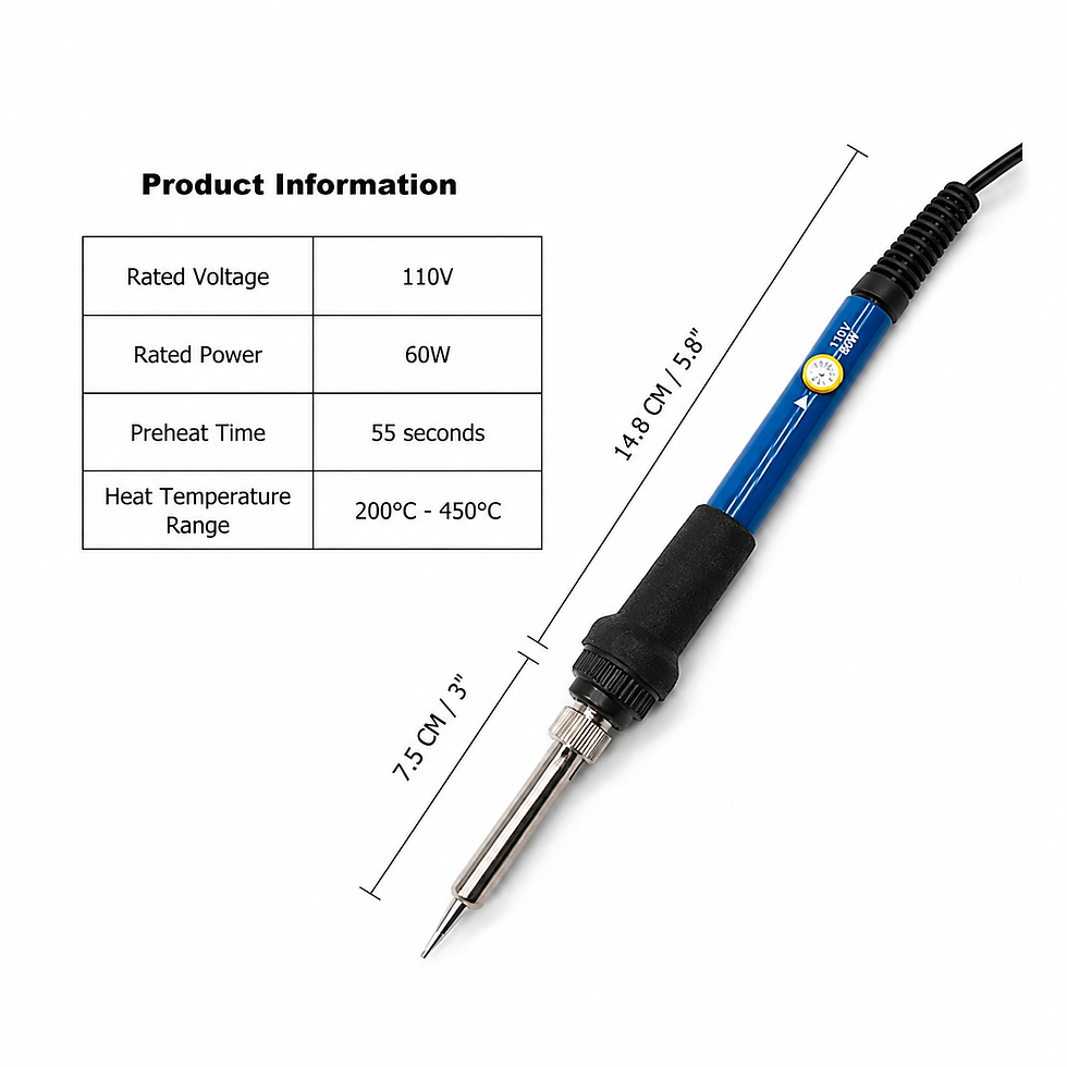 Miniatura: HR CAUTIN LAPIZ TEMPERATURA VARIABLE 60W PUNTA INTERCAMBIABLE UBC60VAR