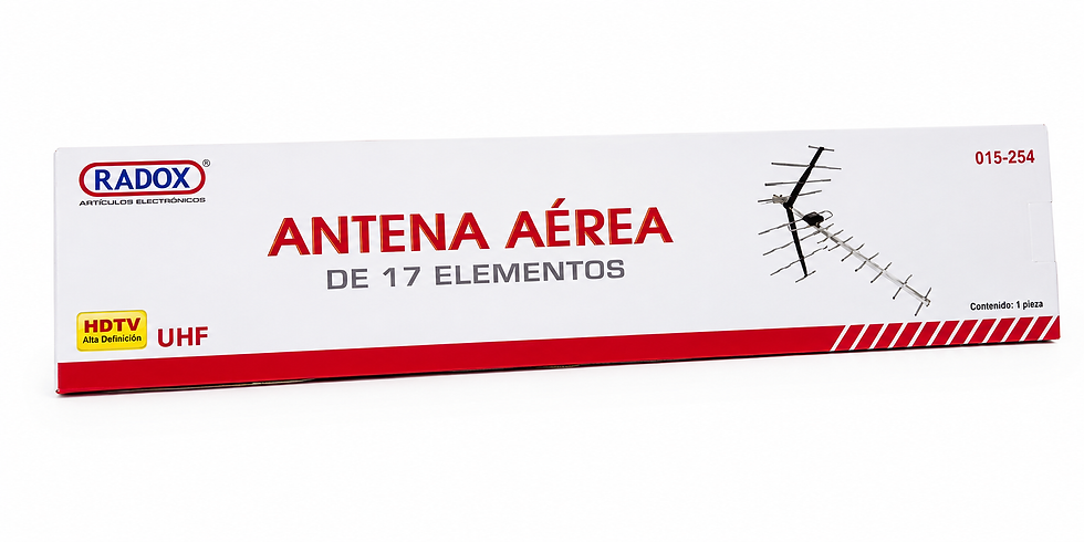 Miniatura: ANTENA TV AEREA 17 ELEMENTOS EXTERIOR HD 015-254