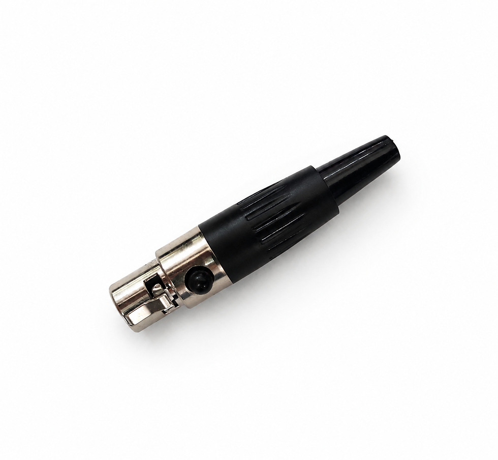 Miniatura: AUDIO JACK MINIDIN XLR 4 PINES COLOR NEGRO AJMD4P