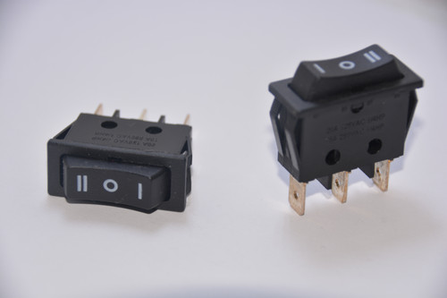 SWITCH BALANCIN ON-OFF-ON MOMENTANEO 20A/125V 3P 1P-2T NEGRO DELGADO ...