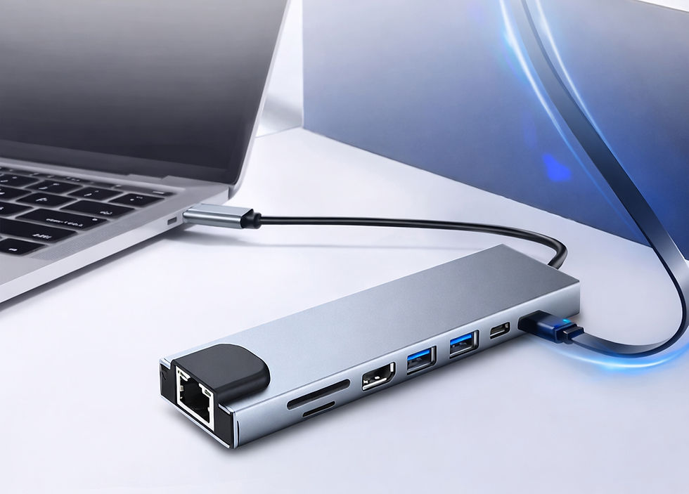 Miniatura: COMPUTO HUB USB C A RJ45/USB/SD/HDMI