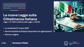 Presentazione della serata informativa sulla cittadinanza