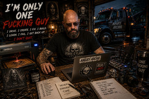 Angry Archie trying to do 20 things at one being 1 guy