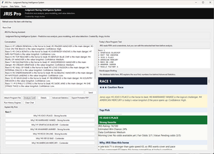 JRIS - Horse Handicapping Program