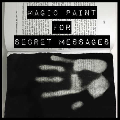 Secret Message Magic Paint Thermochromic Paint