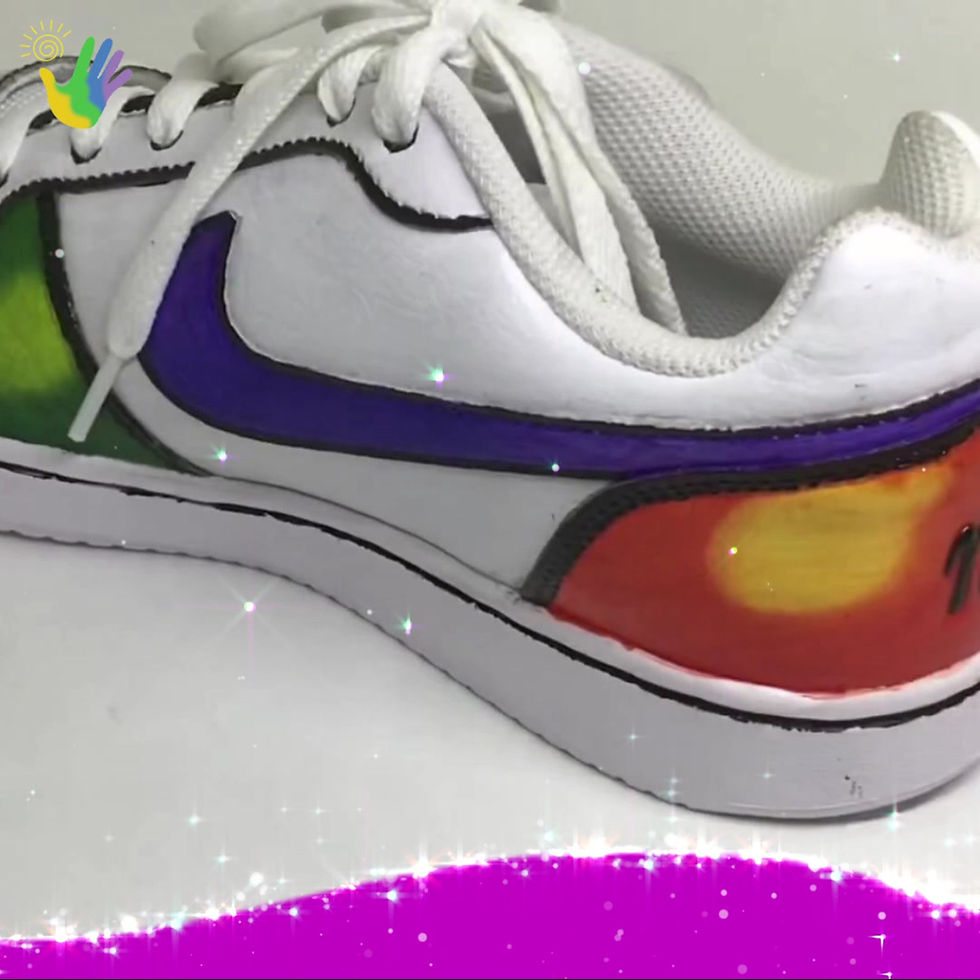 Thumbnail: color changing fabric paint, color changing shoes paint, color changing paint for shoes, custom kicks