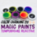 magic paints color changing by hand touch temperature activated