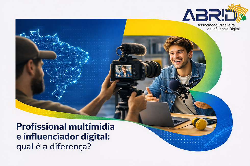 Profissional multimídia e influenciador digital: qual é a diferença?