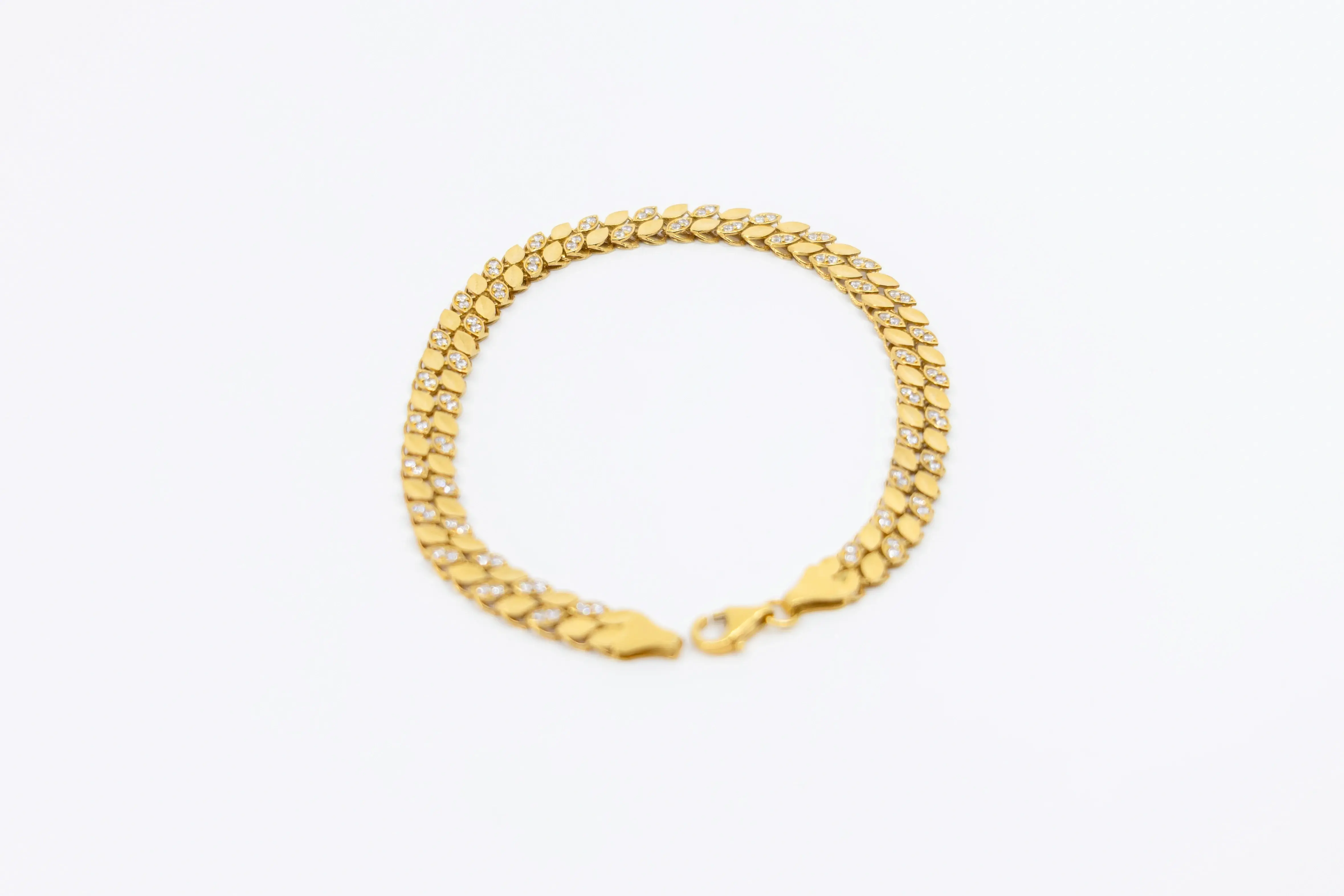Lumière CZ Cuban Bracelet