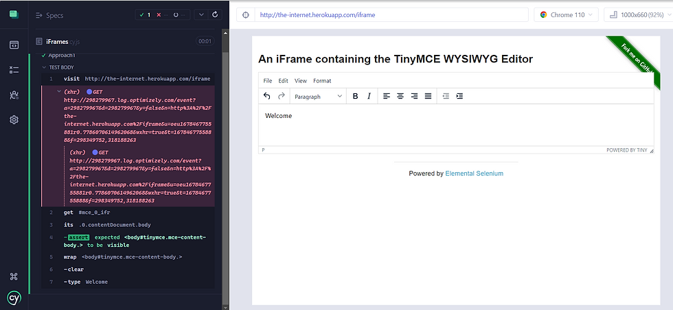 Cypress - Part 3 - Handling Child Tabs, iFrames, Tables, Mouse Events, File Upload, Hooks & Tags Cypress - Part 3 - Handling Child Tabs, Iframes, Tables, Mouse Events, File Upload, Hooks & Tags