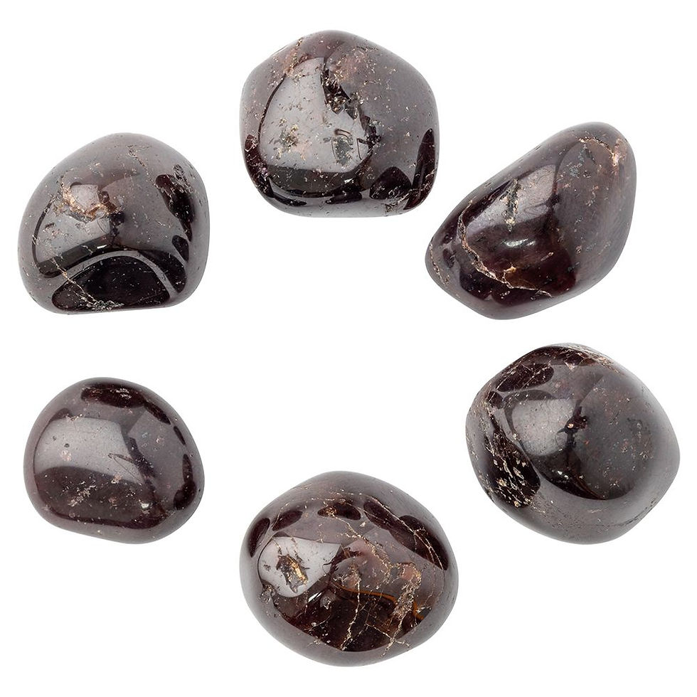 Miniatura: Garnet Crystals / Tumblestones Small medium & large