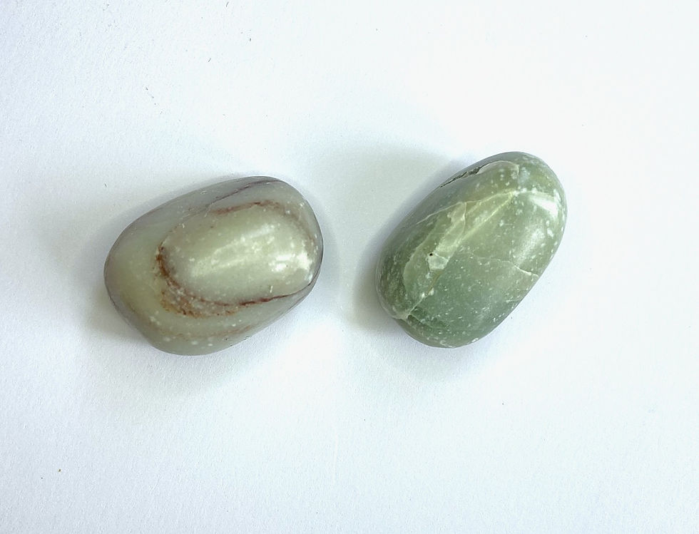 Thumbnail: Blue-Green Aragonite Crystal / Tumblestone 25-45 cm