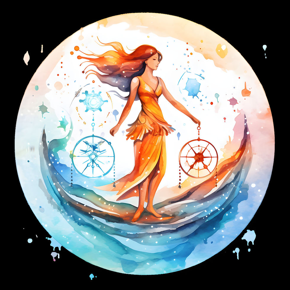 Thumbnail: Personalized Aquarius Zodiac Print
