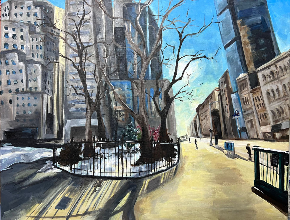 Morning in Madison Square Park