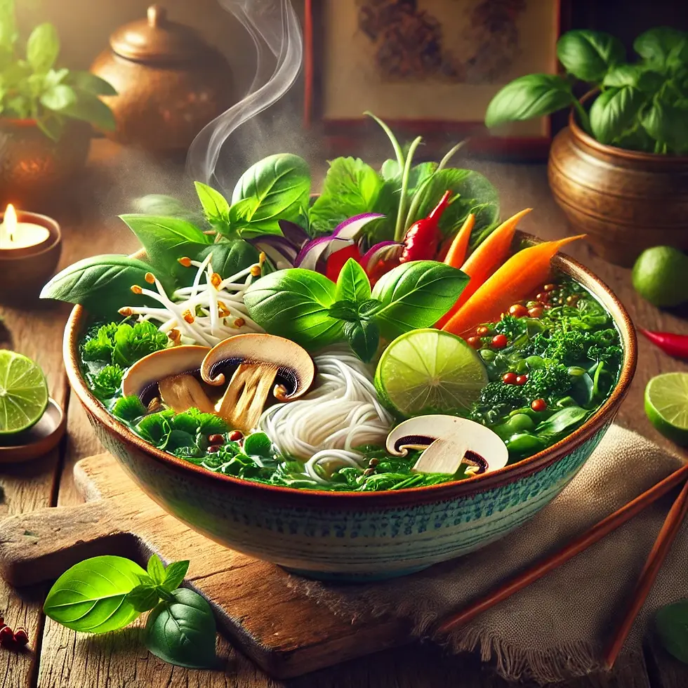 Les nouvelles approches du pho végétarien vietnamien dans la cuisine mondiale
