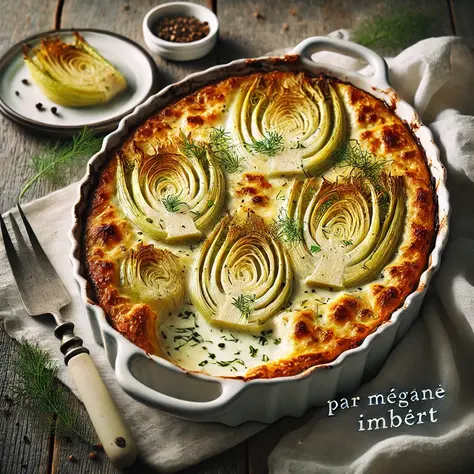 Gratin de fenouil et fromage blanc - maladie de Wilson