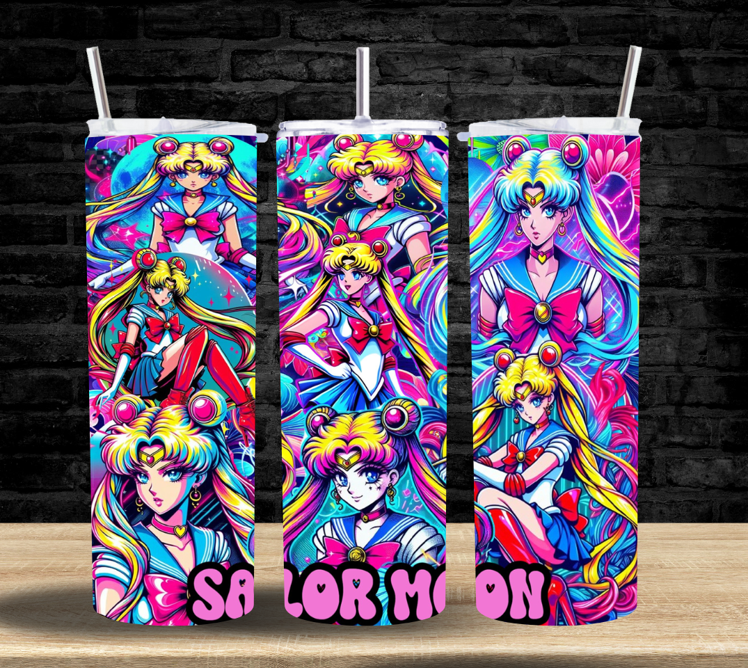 Fluorescent Sailor Moon - Tumbler