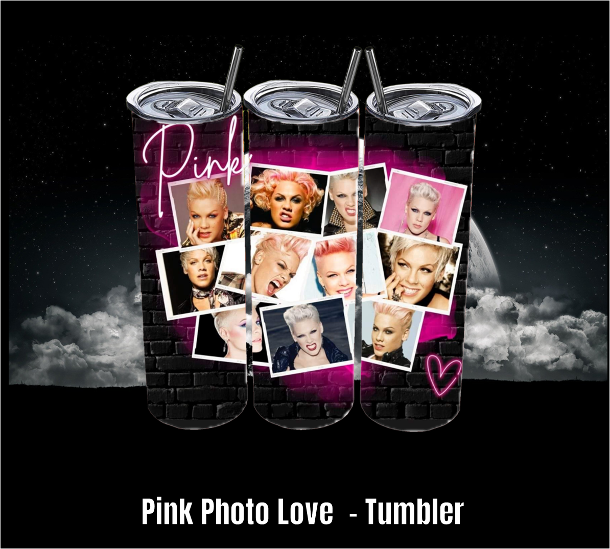 Pink Photo Love - Tumbler
