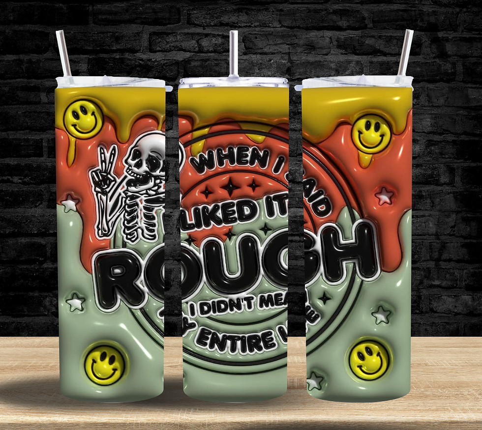 Skeleton Rough Life - Tumbler