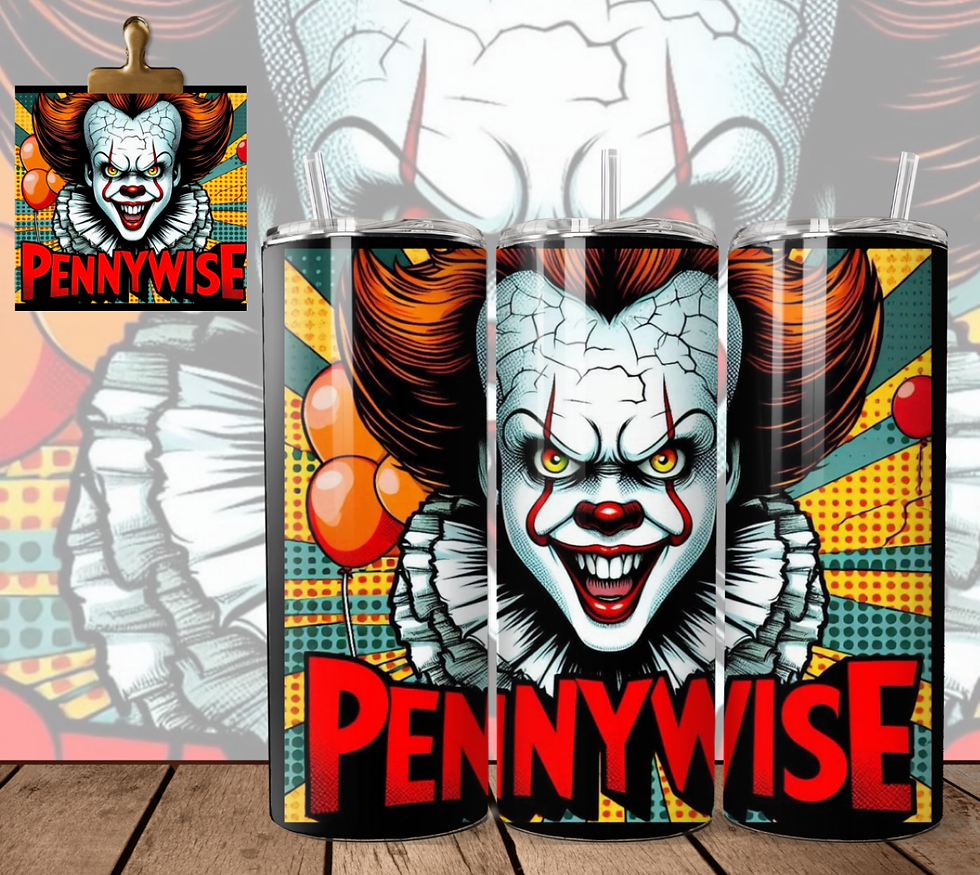 Horror Retro - Pennywise - Tumbler