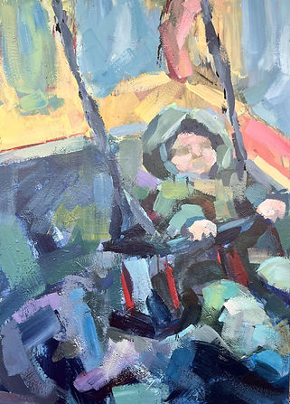 You first swung, Acrylic on canvas, 50x70, 2024.jpg