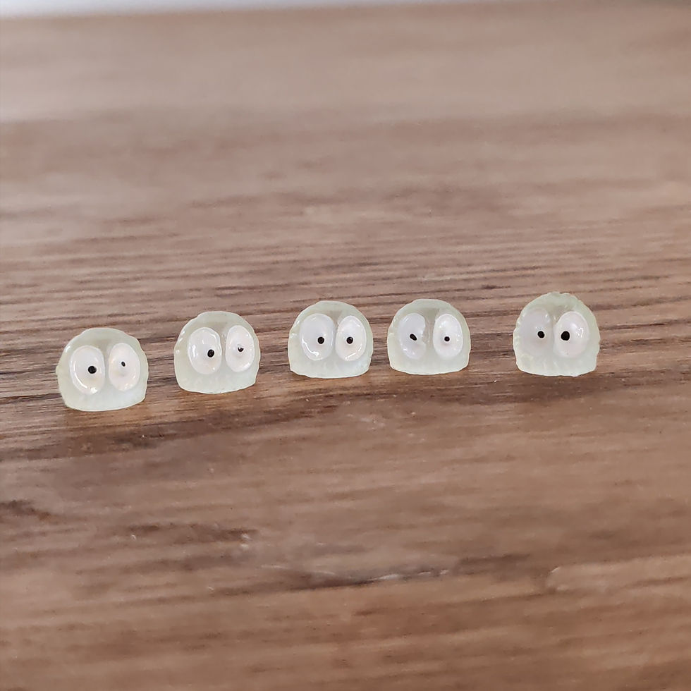 Miniature Succulent- Pot Decoration - Glow in the Dark