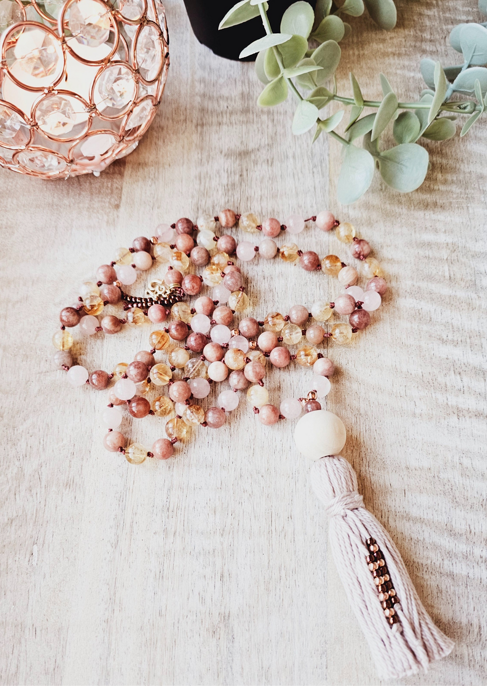 Vibrations of joyful abundance Mala 