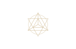 Simple 3 dimensional illustration of a Merkaba