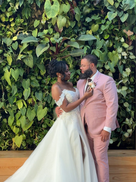 couple taking couple portraits at the walden retreat for wedding. wedding details captured by austin wedding content creator with iPhone