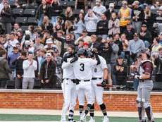 Adam Tellier Homers in his Wake Forest Debut