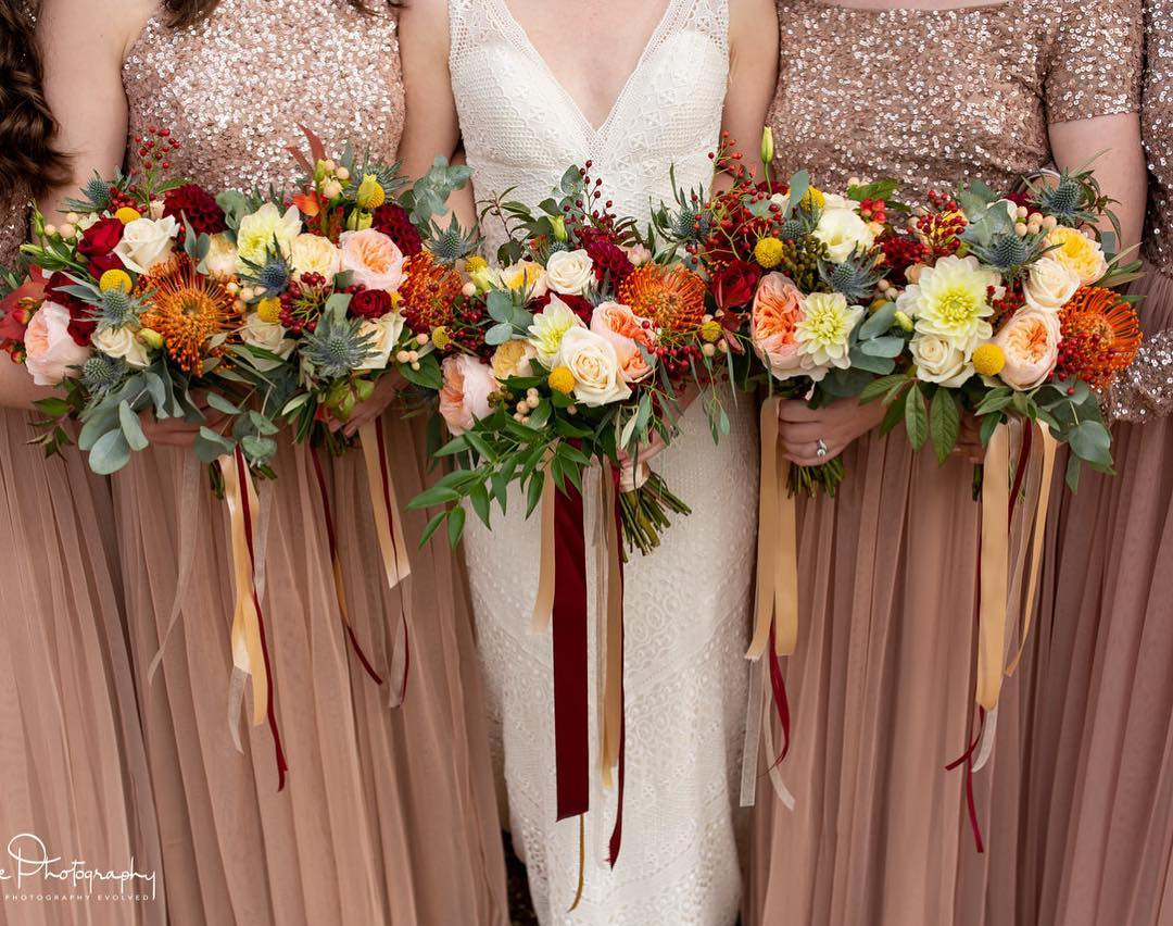 wedding flowers Devon