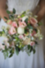 Trailing artificial wedding flowers