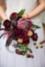 trailing marsala artificial bouquet