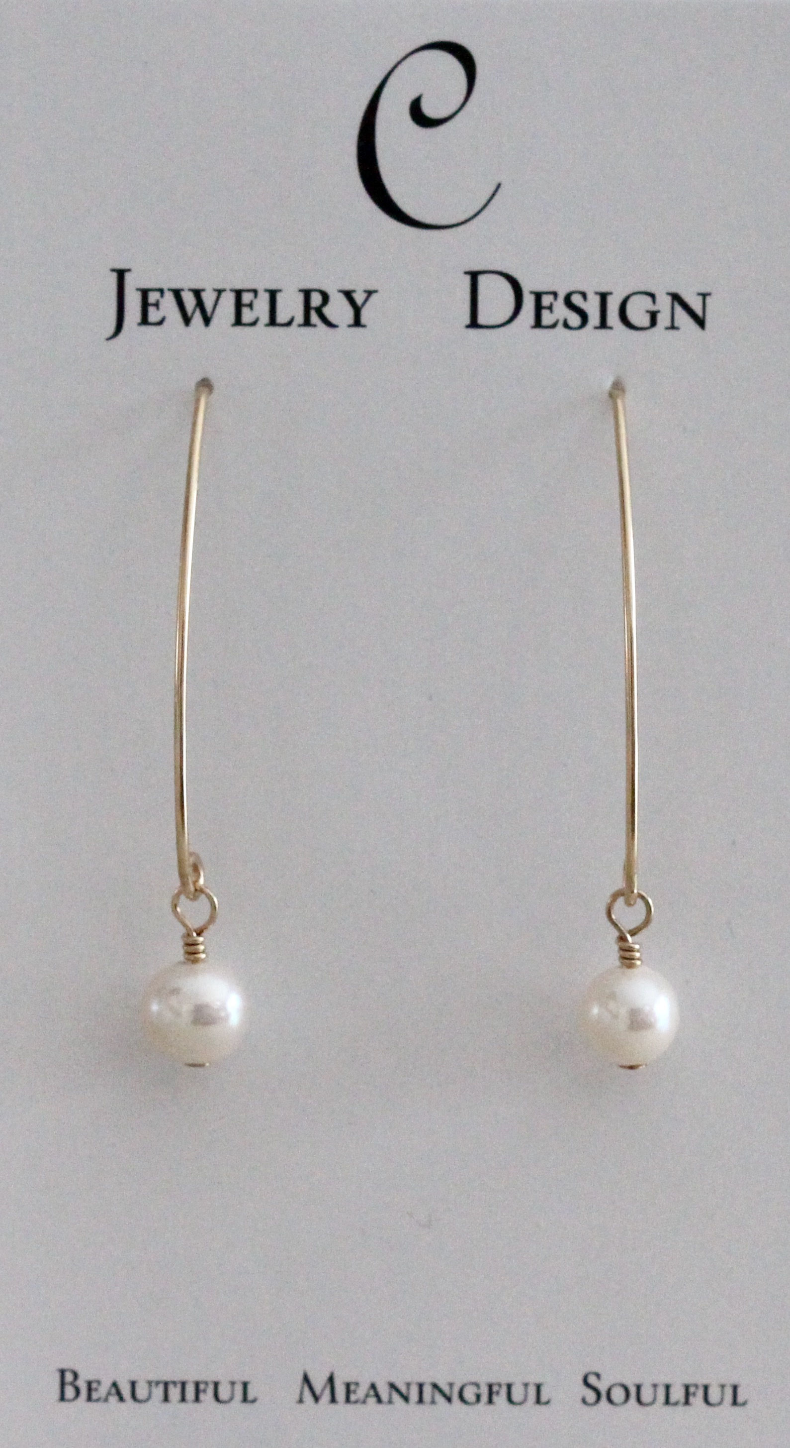 Pearl Drop Dangle Earrings