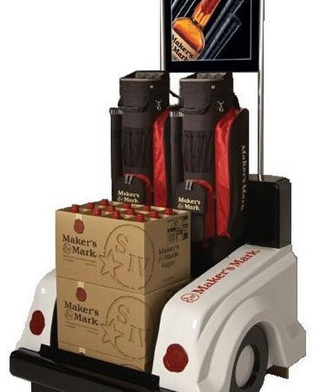 Makers Mark Golf Display