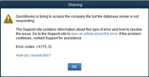 QuickBooks Error Code 6175