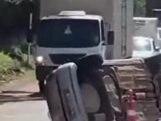 Acidente na BR-356 deixa duas pessoas feridas em Ouro Preto