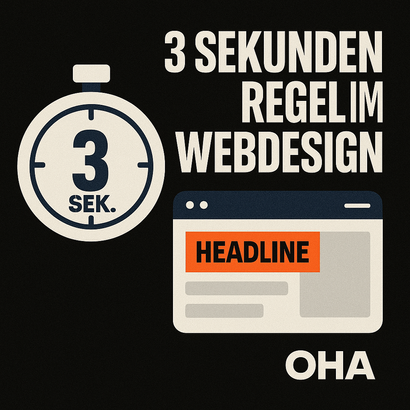 Die 3-Sekunden-Regel im Webdesign