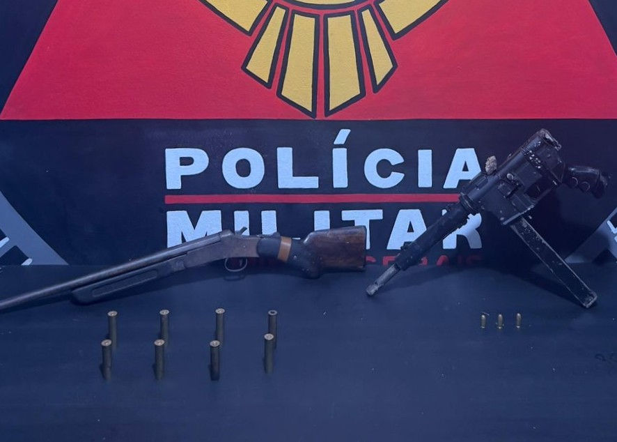 Polícia apreende fuzil caseiro com adolescente em Cachoeira do Brumado