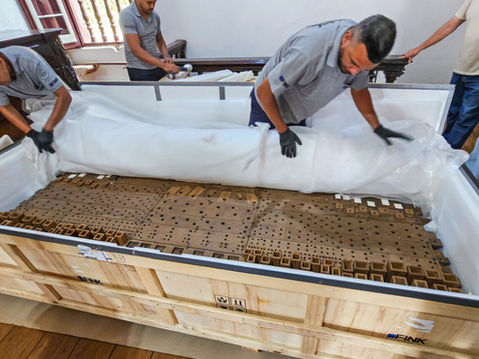 Órgão Arp Schnitger retorna a Mariana após restauração na Espanha