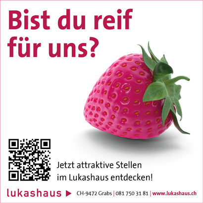 Stellenanzeige «Lukashaus»