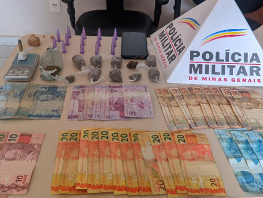 Jovem é preso em Mariana por tráfico de drogas