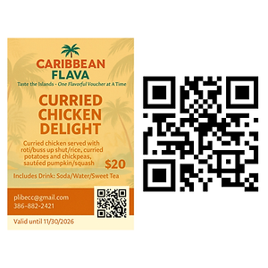 Caribbean Flava β $20 Prepaid Voucher