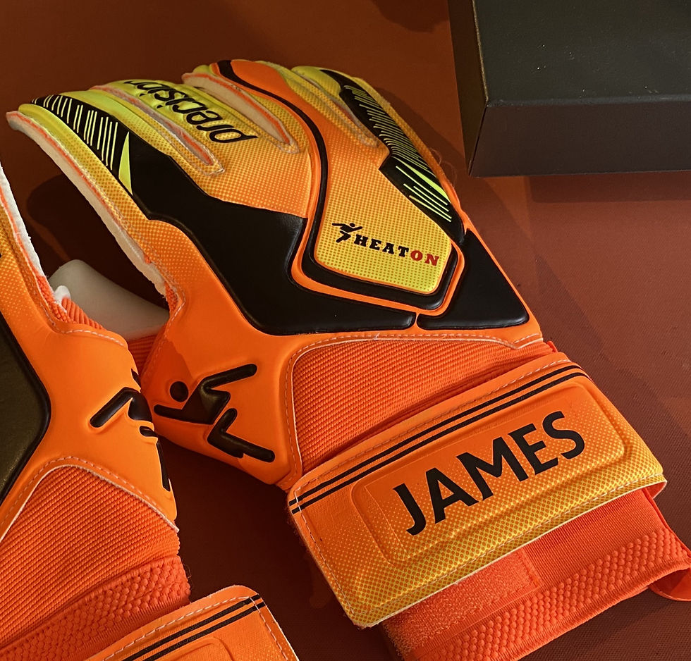 Iron on vinyl for Goalkeeper Gloves