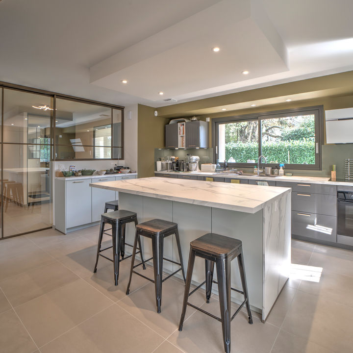 renovation complete villa pays de gex