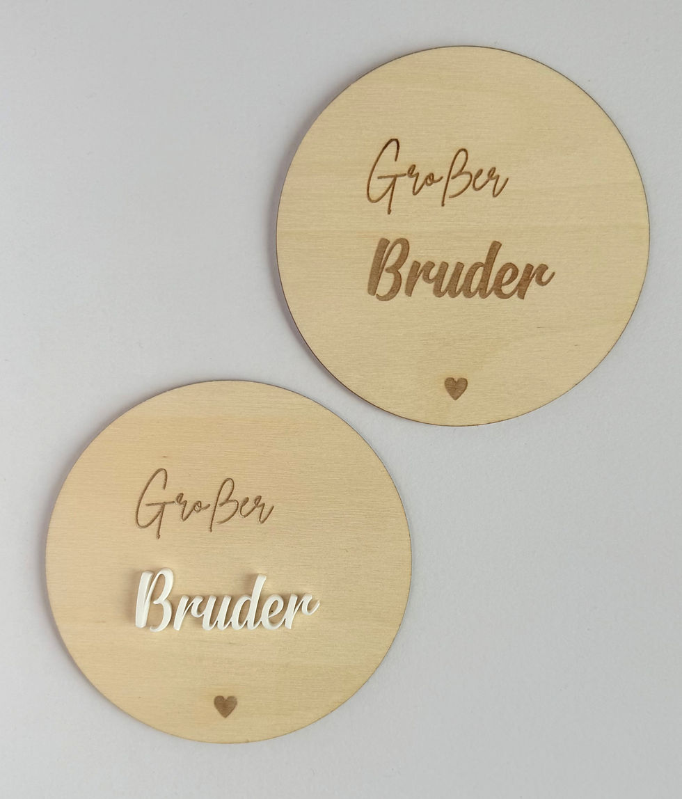 Miniaturbild: Geschwister Holzschild mit Gravur oder Acryl, kleine große Schwester, kleiner gr