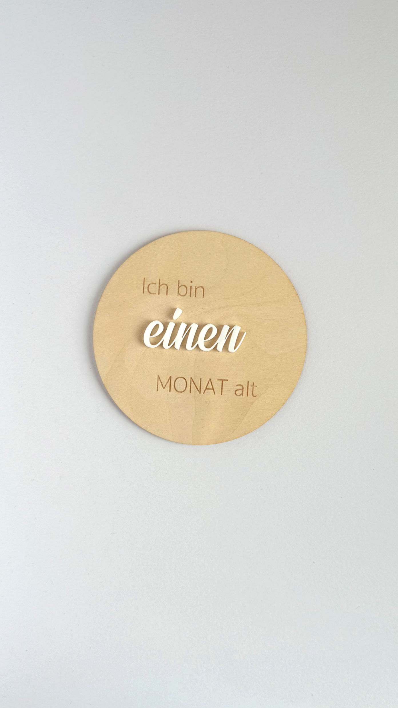 Meilensteinkarten mit weißem Acryl