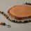 Thumbnail: Natural Gemstone & Stainless Steel 8mm Bead Necklace